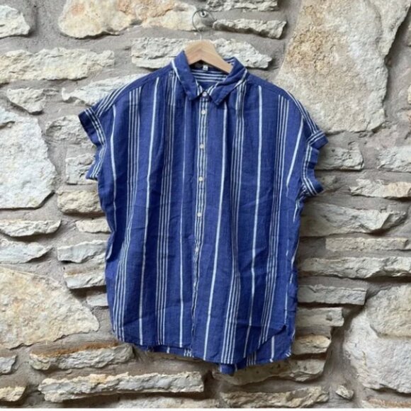 Madewell Central Shirt in Highley Stripe - Picture 5 of 8